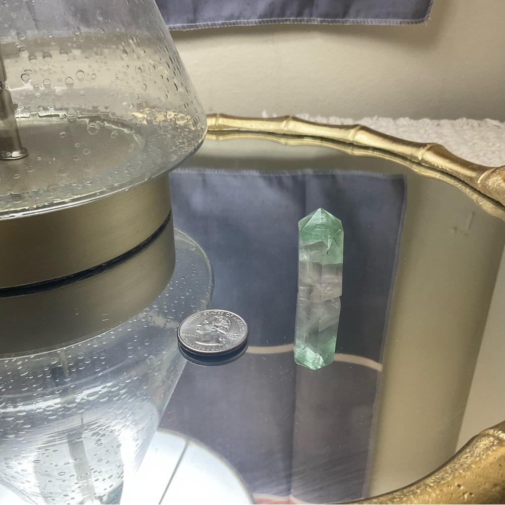 rainbow fluorite mini tower